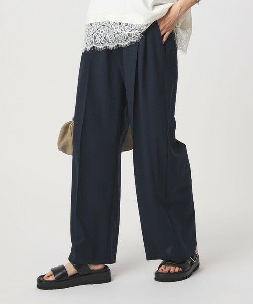 green label relaxing / グリーンレーベル リラクシング その他パンツ | 【結論シリーズ】ドライクロス ニーハイワイド［size SHORT/TALLあり］（NAVY）