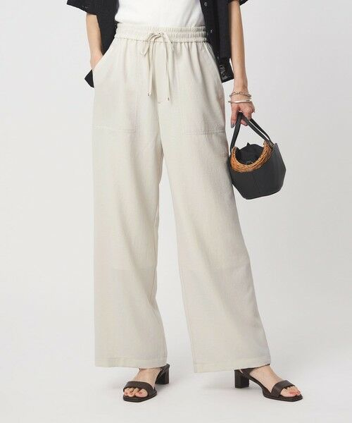 green label relaxing / グリーンレーベル リラクシング その他パンツ | ［size SHORT/TALLあり］ドライクロスパンツ オフホワイト（OFF WHITE）
