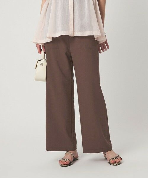 green label relaxing / グリーンレーベル リラクシング チノ・ワークパンツ | ［size SHORT/TALLあり］ドライクロスパンツ（MD.BROWN）