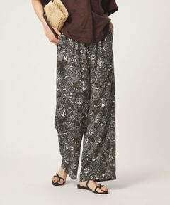 ペイズリー プリント パンツ