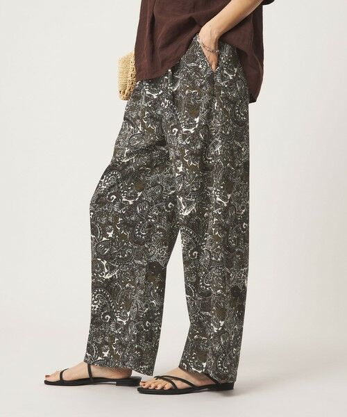green label relaxing / グリーンレーベル リラクシング その他パンツ | ペイズリー プリント パンツ | 詳細1