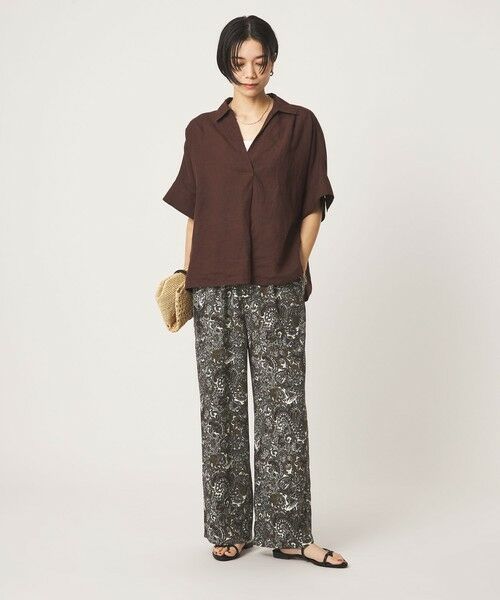 green label relaxing / グリーンレーベル リラクシング その他パンツ | ペイズリー プリント パンツ | 詳細3