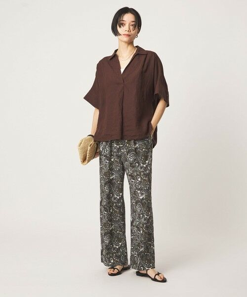 green label relaxing / グリーンレーベル リラクシング その他パンツ | ペイズリー プリント パンツ | 詳細4