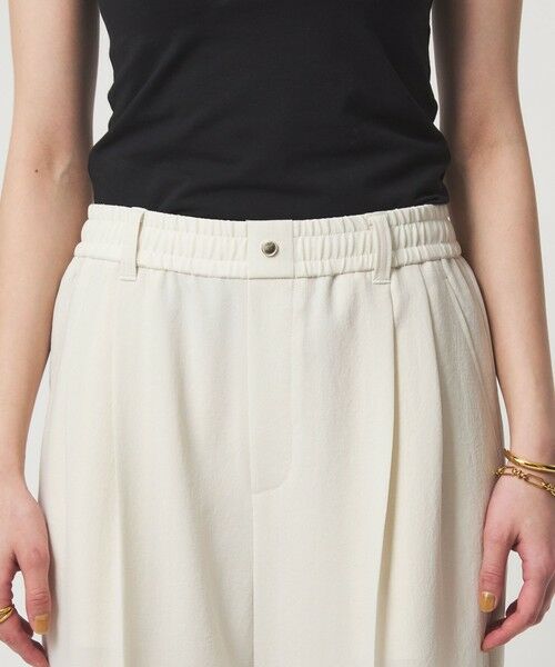 green label relaxing / グリーンレーベル リラクシング その他パンツ | 【結論シリーズ】ドライクロス ニーハイワイド オフホワイト［size SHORT/TALLあり］ | 詳細10