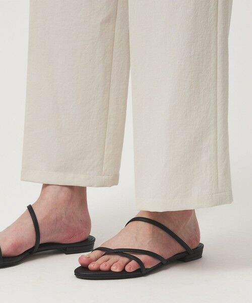 green label relaxing / グリーンレーベル リラクシング その他パンツ | 【結論シリーズ】ドライクロス ニーハイワイド オフホワイト［size SHORT/TALLあり］ | 詳細13