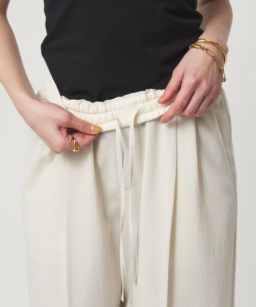 green label relaxing / グリーンレーベル リラクシング その他パンツ | 【結論シリーズ】ドライクロス ニーハイワイド オフホワイト［size SHORT/TALLあり］ | 詳細14