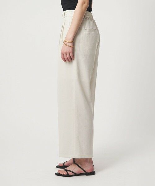 green label relaxing / グリーンレーベル リラクシング その他パンツ | 【結論シリーズ】ドライクロス ニーハイワイド オフホワイト［size SHORT/TALLあり］ | 詳細8