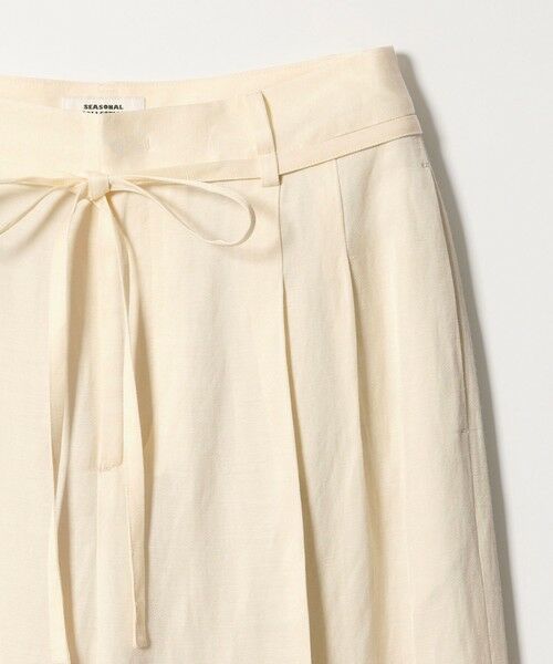 green label relaxing / グリーンレーベル リラクシング その他パンツ | ＜SEASONAL COLLECTION＞ワイド パンツ ナチュラル | 詳細3