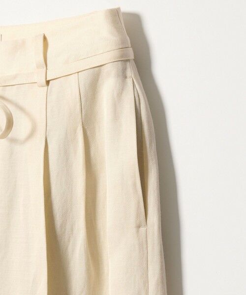 green label relaxing / グリーンレーベル リラクシング その他パンツ | ＜SEASONAL COLLECTION＞ワイド パンツ ナチュラル | 詳細4