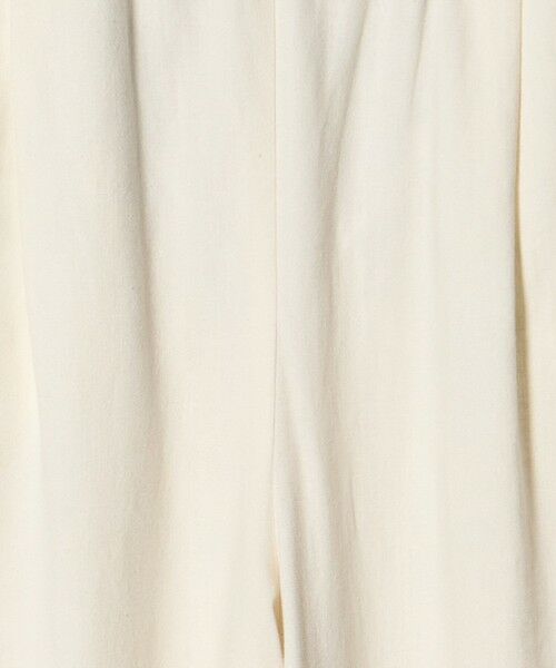 green label relaxing / グリーンレーベル リラクシング その他パンツ | BREEZE LINEN ブリーズリネン ワイド パンツ オフホワイト ドット | 詳細3