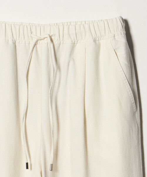 green label relaxing / グリーンレーベル リラクシング その他パンツ | BREEZE LINEN ブリーズリネン ワイド パンツ オフホワイト ドット | 詳細1