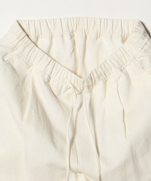 green label relaxing / グリーンレーベル リラクシング その他パンツ | BREEZE LINEN ブリーズリネン ワイド パンツ オフホワイト ドット | 詳細2
