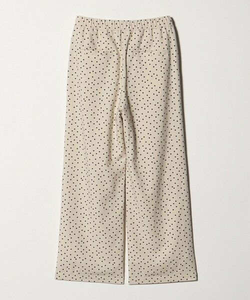 green label relaxing / グリーンレーベル リラクシング その他パンツ | BREEZE LINEN ブリーズリネン ワイド パンツ オフホワイト ドット | 詳細4