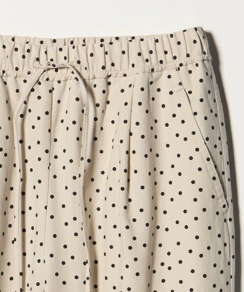 green label relaxing / グリーンレーベル リラクシング その他パンツ | BREEZE LINEN ブリーズリネン ワイド パンツ オフホワイト ドット | 詳細5