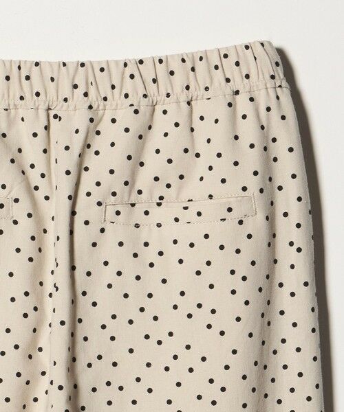 green label relaxing / グリーンレーベル リラクシング その他パンツ | BREEZE LINEN ブリーズリネン ワイド パンツ オフホワイト ドット | 詳細7
