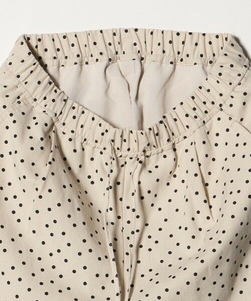 green label relaxing / グリーンレーベル リラクシング その他パンツ | BREEZE LINEN ブリーズリネン ワイド パンツ オフホワイト ドット | 詳細8