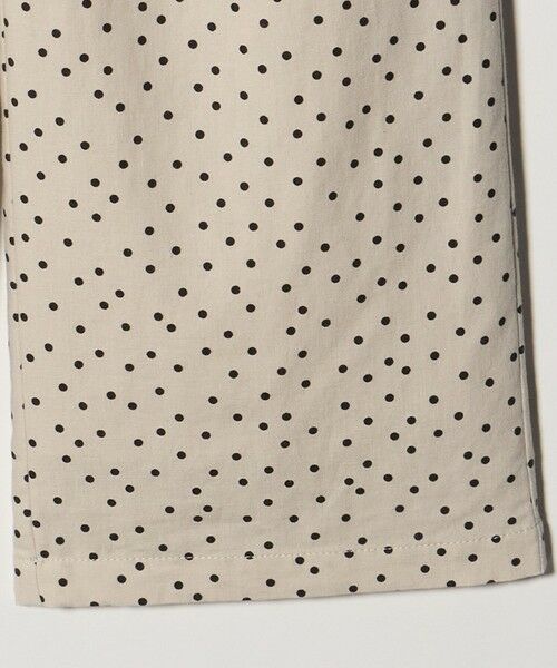 green label relaxing / グリーンレーベル リラクシング その他パンツ | BREEZE LINEN ブリーズリネン ワイド パンツ オフホワイト ドット | 詳細9