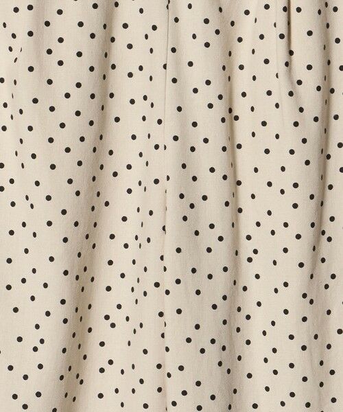 green label relaxing / グリーンレーベル リラクシング その他パンツ | BREEZE LINEN ブリーズリネン ワイド パンツ オフホワイト ドット | 詳細10