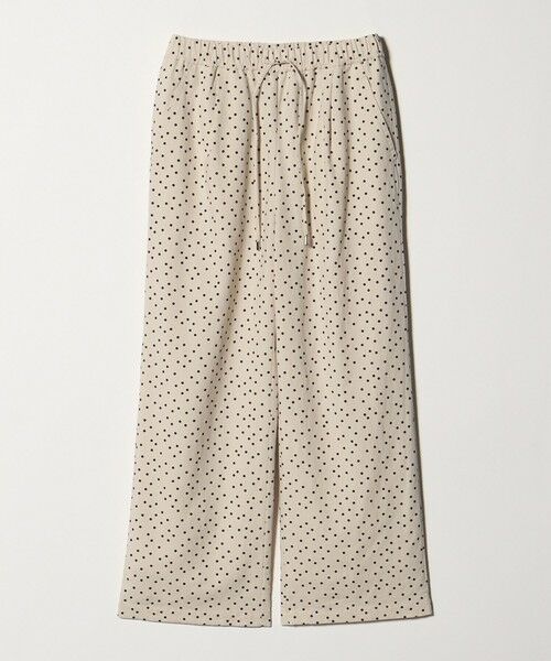 green label relaxing / グリーンレーベル リラクシング その他パンツ | BREEZE LINEN ブリーズリネン ワイド パンツ オフホワイト ドット（その他1）