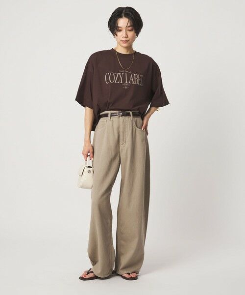 green label relaxing / グリーンレーベル リラクシング デニムパンツ | 【別注】＜HEALTHY DENIM＞カーブ デニム  パンツ ベージュ | 詳細2