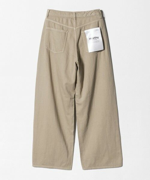 green label relaxing / グリーンレーベル リラクシング デニムパンツ | 【別注】＜HEALTHY DENIM＞カーブ デニム  パンツ ベージュ | 詳細8