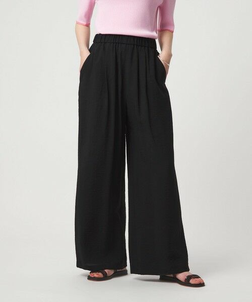 green label relaxing / グリーンレーベル リラクシング その他パンツ | ［size SHORTあり］【WEB限定】＜at ease＞ドロスト ワイド パンツ | 詳細1