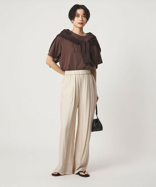 green label relaxing / グリーンレーベル リラクシング その他パンツ | ［size SHORTあり］【WEB限定】＜at ease＞ドロスト ワイド パンツ | 詳細9