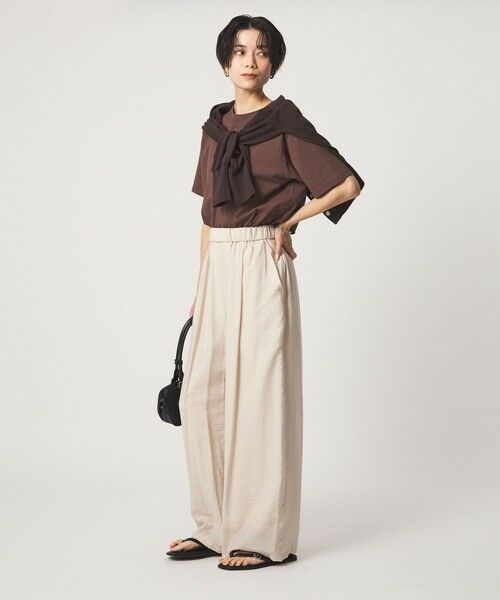 green label relaxing / グリーンレーベル リラクシング その他パンツ | ［size SHORTあり］【WEB限定】＜at ease＞ドロスト ワイド パンツ | 詳細10