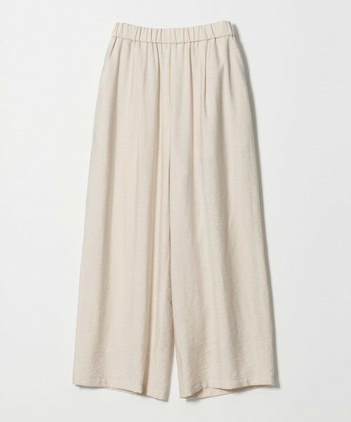 green label relaxing / グリーンレーベル リラクシング その他パンツ | ［size SHORTあり］【WEB限定】＜at ease＞ドロスト ワイド パンツ（NATURAL）
