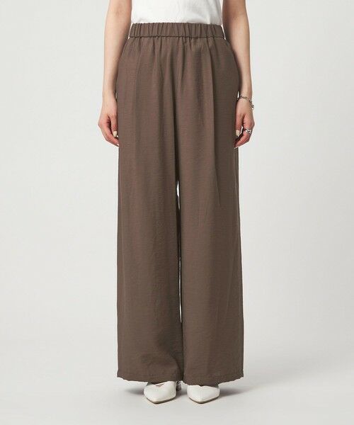 green label relaxing / グリーンレーベル リラクシング その他パンツ | ［size SHORTあり］【WEB限定】＜at ease＞ドロスト ワイド パンツ | 詳細14