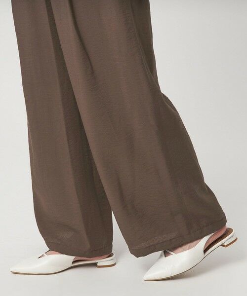 green label relaxing / グリーンレーベル リラクシング その他パンツ | ［size SHORTあり］【WEB限定】＜at ease＞ドロスト ワイド パンツ | 詳細20