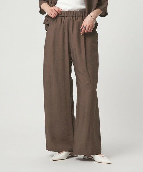 green label relaxing / グリーンレーベル リラクシング その他パンツ | ［size SHORTあり］【WEB限定】＜at ease＞ドロスト ワイド パンツ | 詳細9