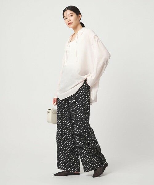 green label relaxing / グリーンレーベル リラクシング その他パンツ | ［size SHORTあり］【WEB限定】＜at ease＞ドロスト ワイド パンツ | 詳細24