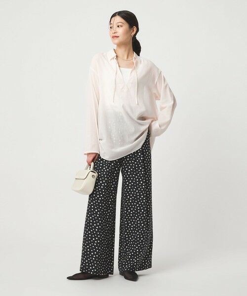 green label relaxing / グリーンレーベル リラクシング その他パンツ | ［size SHORTあり］【WEB限定】＜at ease＞ドロスト ワイド パンツ | 詳細25