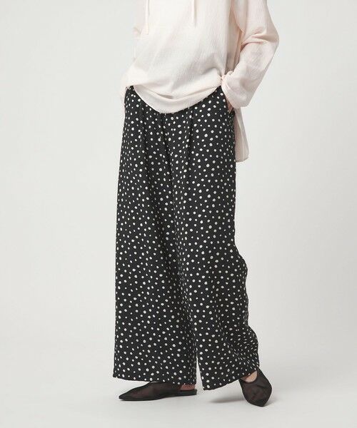 green label relaxing / グリーンレーベル リラクシング その他パンツ | ［size SHORTあり］【WEB限定】＜at ease＞ドロスト ワイド パンツ（その他1）