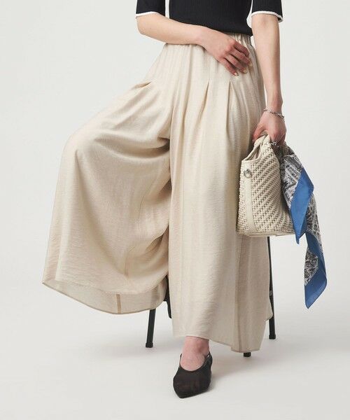 green label relaxing / グリーンレーベル リラクシング その他パンツ | ［size SHORTあり］【WEB限定】＜at ease＞キュロット パンツ | 詳細9