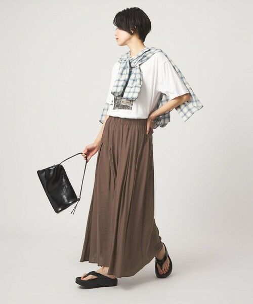 green label relaxing / グリーンレーベル リラクシング その他パンツ | ［size SHORTあり］【WEB限定】＜at ease＞キュロット パンツ | 詳細17