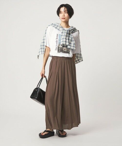 green label relaxing / グリーンレーベル リラクシング その他パンツ | ［size SHORTあり］【WEB限定】＜at ease＞キュロット パンツ | 詳細18