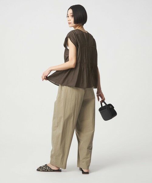 green label relaxing / グリーンレーベル リラクシング シャツ・ブラウス | ボリューム 2WAY リボン ノースリーブ ブラウス | 詳細17