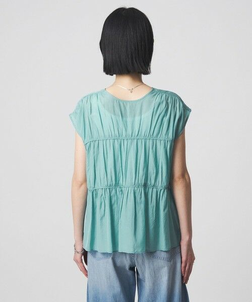 green label relaxing / グリーンレーベル リラクシング シャツ・ブラウス | ボリューム 2WAY リボン ノースリーブ ブラウス | 詳細26