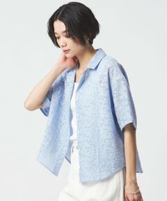 green label relaxing / グリーンレーベル リラクシング シャツ・ブラウス | ジャガード シャツ