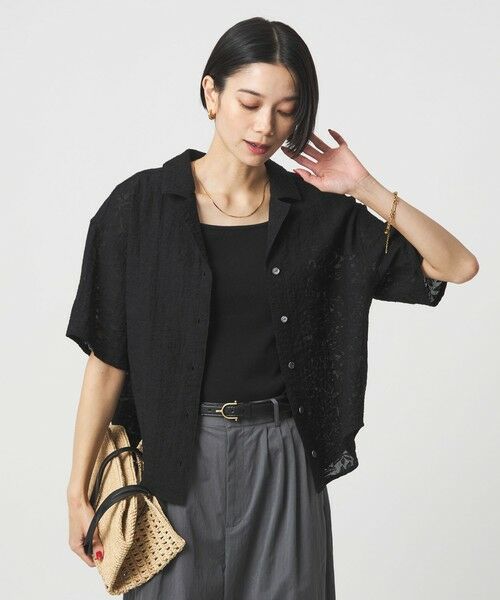 green label relaxing / グリーンレーベル リラクシング シャツ・ブラウス | ジャガード シャツ | 詳細7