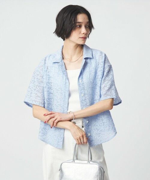 green label relaxing / グリーンレーベル リラクシング シャツ・ブラウス | ジャガード シャツ | 詳細23