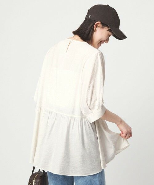 green label relaxing / グリーンレーベル リラクシング シャツ・ブラウス | エアリー ボリューム ブラウス | 詳細4