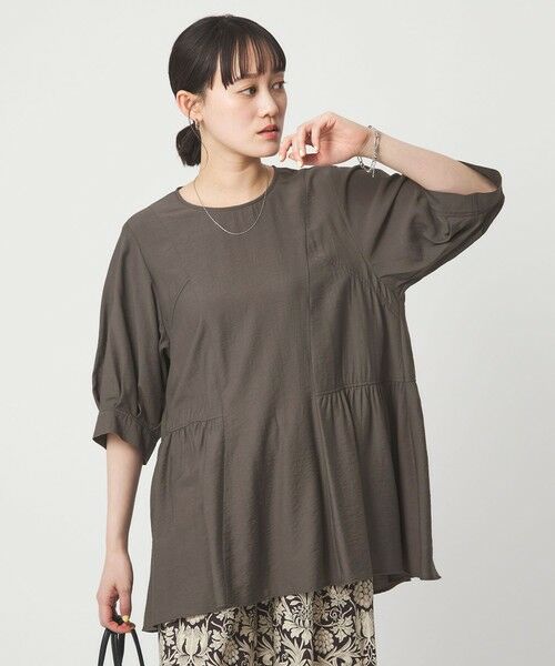 green label relaxing / グリーンレーベル リラクシング シャツ・ブラウス | エアリー ボリューム ブラウス | 詳細8