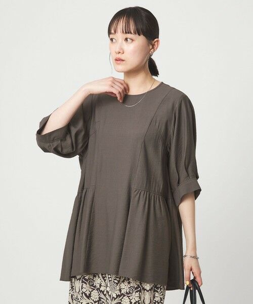 green label relaxing / グリーンレーベル リラクシング シャツ・ブラウス | エアリー ボリューム ブラウス | 詳細9