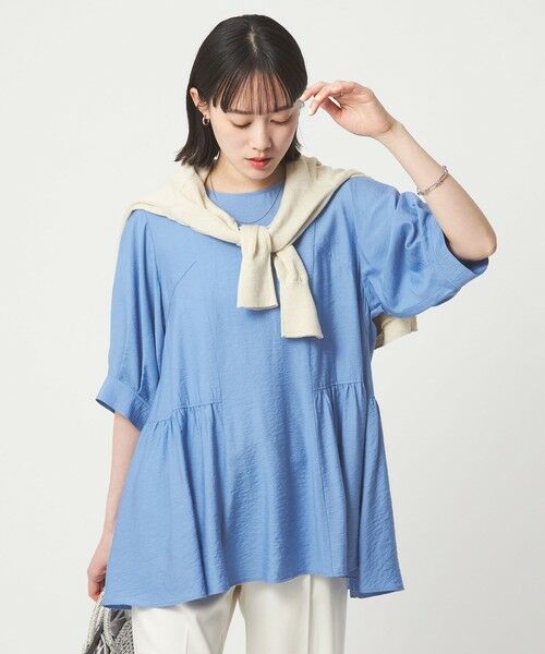 green label relaxing / グリーンレーベル リラクシング シャツ・ブラウス | エアリー ボリューム ブラウス | 詳細13