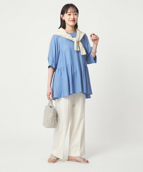 green label relaxing / グリーンレーベル リラクシング シャツ・ブラウス | エアリー ボリューム ブラウス | 詳細15