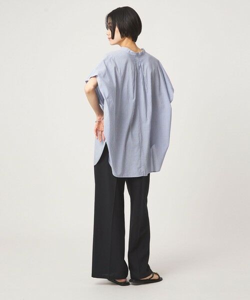 green label relaxing / グリーンレーベル リラクシング シャツ・ブラウス | ［size SHORTあり］ショルダー タック スキッパー ブラウス | 詳細21