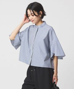 green label relaxing / グリーンレーベル リラクシング シャツ・ブラウス | フレアスリーブ ブラウス 接触冷感